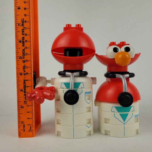 Vintage K'nex (Knex) Sesame Street Lot Dr. Elmo & Ernie Set Doctor Stethoscope - Picture 4 of 4